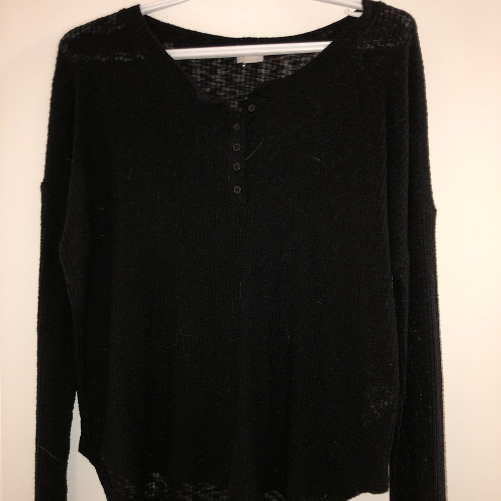 Bluenotes Lightweight 1/3 Button Long Sleeve